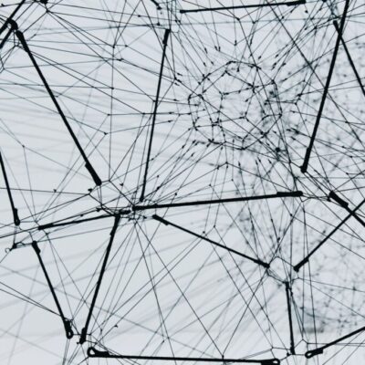 low-angle photography of metal structure