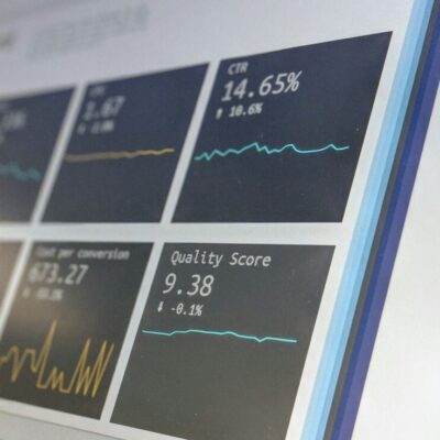 turned on monitoring screen